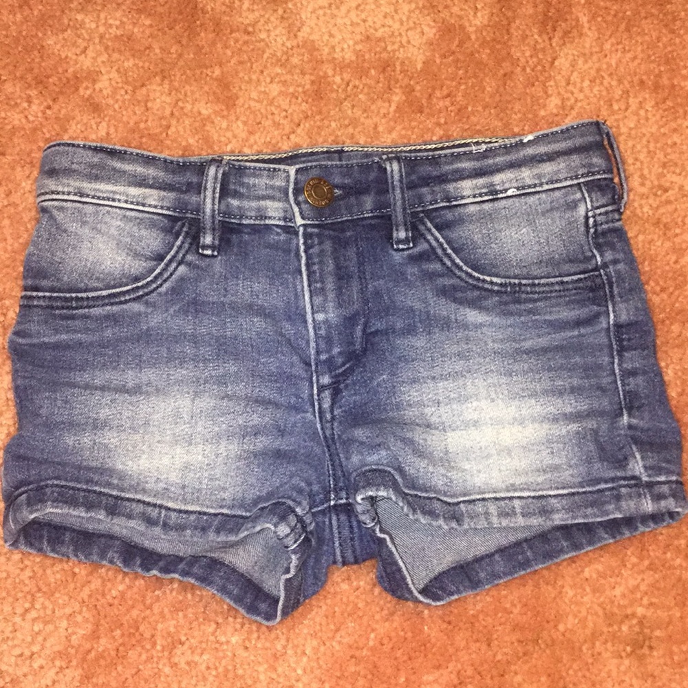 &denim jean shorts size  8-9